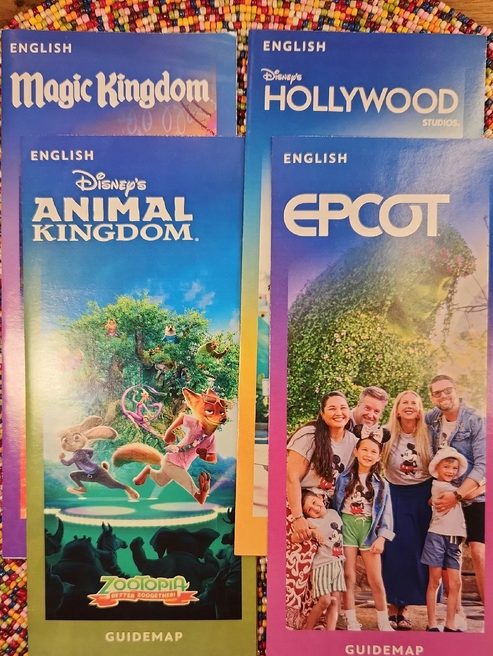 Disney Parks Lot Stickers Maps Coasters Tattoos Scrapbook Bundle WDW